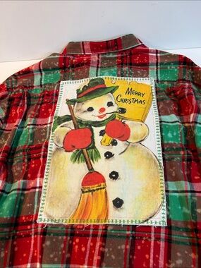 Angry Minnow Merry Christmas Flannel Shirt